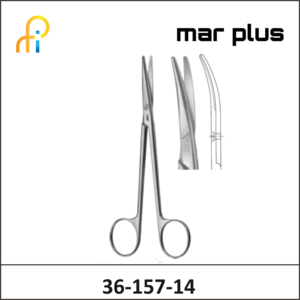 MAR PLUS METZENBAUM SCISSORS CVD 145MM