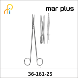 MAR PLUS NELSON-METZENBAUM SCISSORS STR 250MM