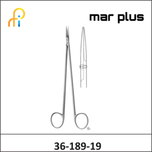 MAR PLUS FINE SCISSORS STRAIGHT 195MM LONG