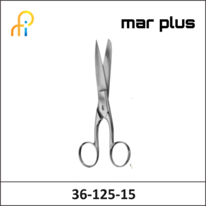 MAR PLUS BANDAGE SCISSORS W/LONG BLADES 150MM