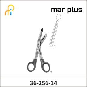 MAR PLUS UNIVERSAL SCISSORS ORANGE 145MM