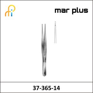 MAR PLUS TISSUE FORCEPS STR 1X2 145MM