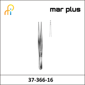 MAR PLUS TISSUE FORCEPS STR 1X2 160MM