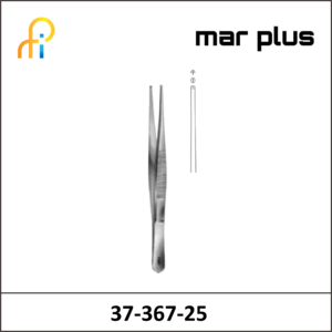 MAR PLUS TISSUE FORCEPS 1X2 TEETH 250MM MED.